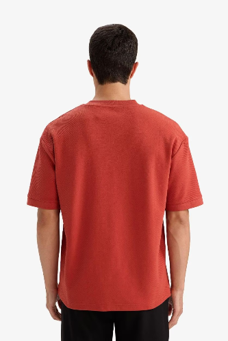 Resim Defacto Erkek T-shirt F9856AX/BR91