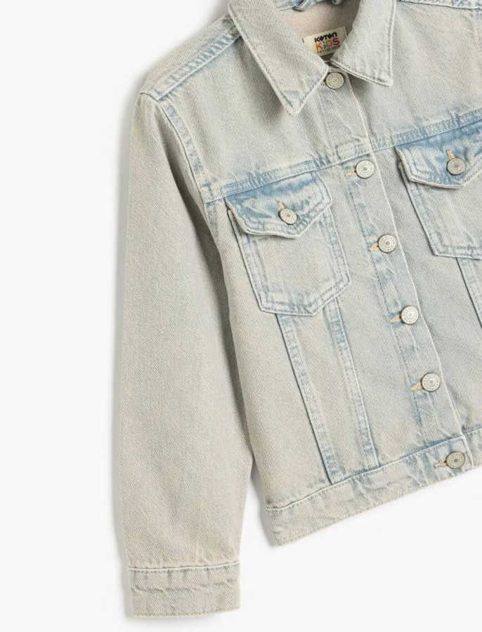 Resim Koton Kız Çocuk Jean Ceket 5SKG20022AD