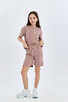 Resim Yenikoza Kız Çocuk Şort Takım