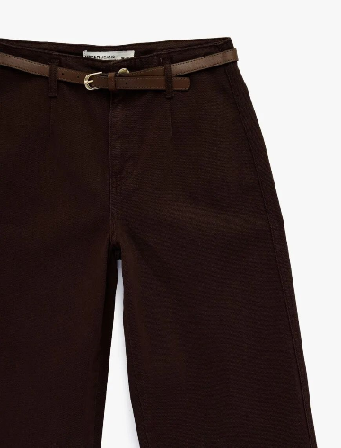 Resim Koton Kadın Kanvas Pantolon 6SAL40052MW