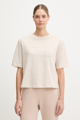 Resim Guess Athleisure  Kadın  T-shirt V6RI09I3Z14-G1FV Sophıe Cn Ss T-Shırt