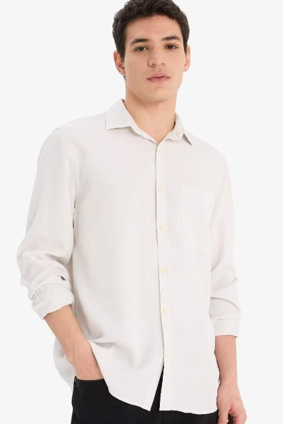 Resim Defacto Erkek Gömlek B2907AX/GR503