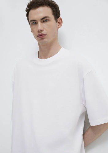 Resim Mavi Erkek T-shirt M0613113-620