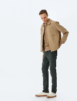 Resim Koton Brad Slim Erkek Jean Pantolon 5Sam40053Id