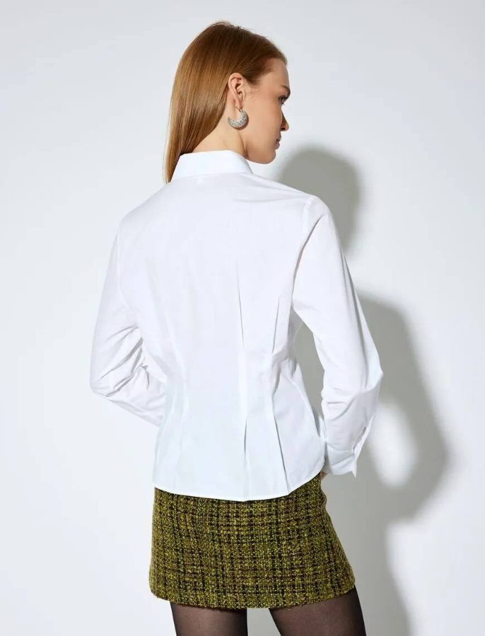 Resim Koton Kadın Gömlek 5WAK60157UW