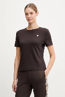 Resim Guess Athleisure  Kadın  T-shirt V6RI17KD741-A10K Sonıa Cn Ss T-Shırt