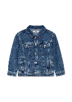 Resim Mavi Ken Erkek Çocuk Jean Ceket M6110001-86708