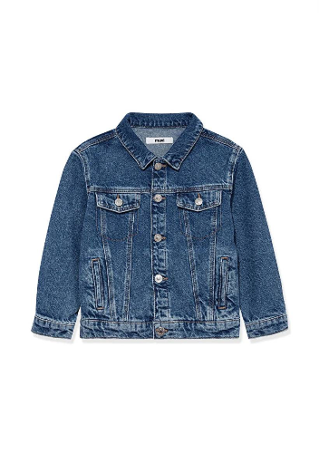Resim Mavi Ken Erkek Çocuk Jean Ceket M6110001-86708