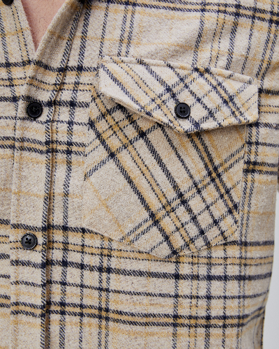 Resim Paul&More Çift Cep Kapaklı Erkek Gömlek 8055-3