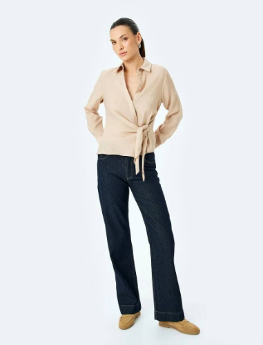 Resim Koton Kadın Gömlek 5SAK60223UW