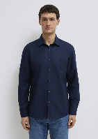 Resim Mavi Erkek Uzun Kol Gömlek M0212063-80872