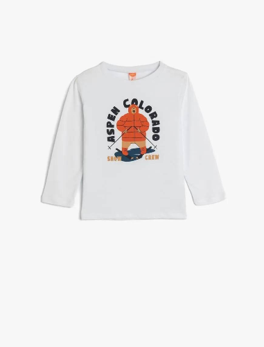 Resim Koton Erkek Bebek Sweat 5SMB10125TK