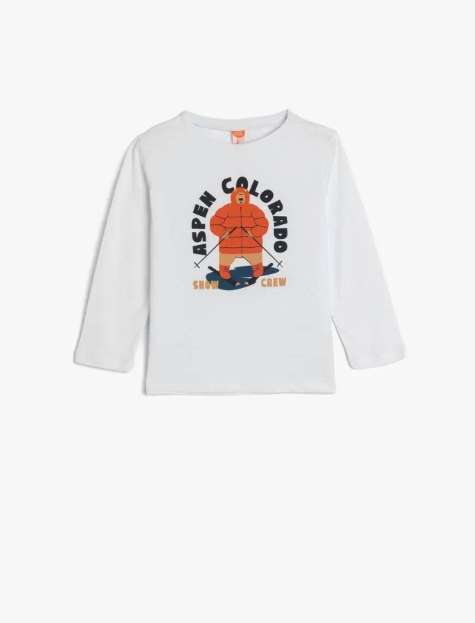 Resim Koton Erkek Bebek Sweat 5SMB10125TK