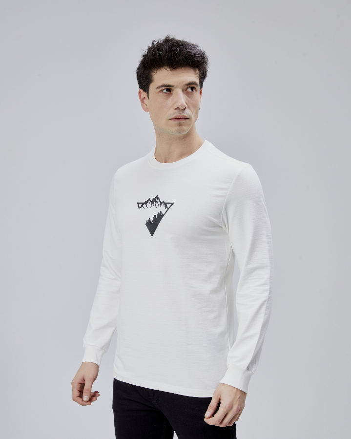 Resim Paul&More Erkek Sweat Manzara Baskı O Yaka