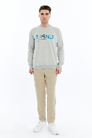 Resim Paul&More Erkek Sweat Trend Baskı 0 Yaka 2 İp