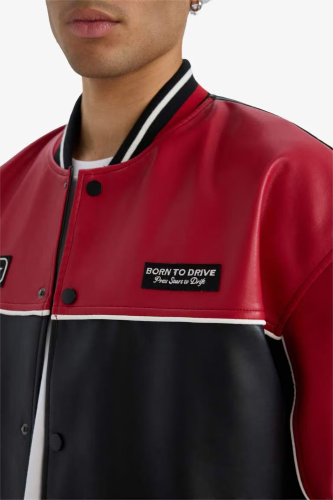 Resim Defacto Erkek Deri Mont F8598AX/BK27