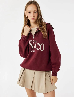 Resim Koton Kadın Sweat 6Wal10156Ik