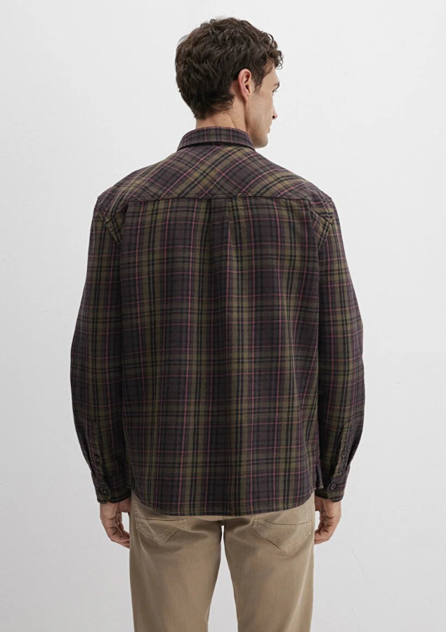 Resim Mavi Erkek Uzun Kol Gömlek M0211818-91371