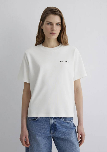 Resim Mavi Regular Kadın  T-shirt M1613148-80194