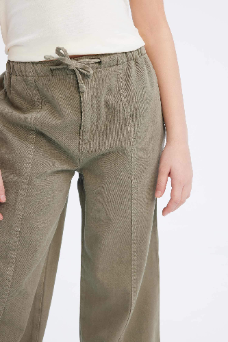 Resim Defacto Kız Çocuk  Kanvas Pantolon D7609A8/GN1156