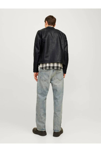 Resim Jack & Jones Jjedylan Clean Pu Jacket Noos Erkek Deri Mont ve Ceket 12261195