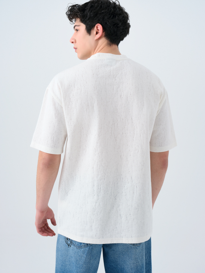 Resim Loft Erkek Oversize Fit T-shirt LF2038414