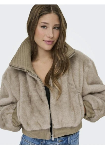 Resim Only Onlwicki Life Fur Rib Jacket Cc Otw Kadın Mont 15349157