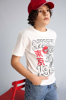 Resim Defacto Erkek Çocuk T-shirt H4418A8/ER78