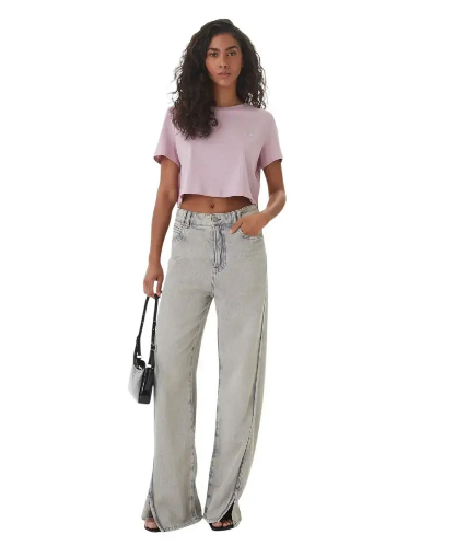 Resim Guess Athleisure  Kadın  T-shirt V6GI17K2984-G66R Selene Ss Cn T-Shırt