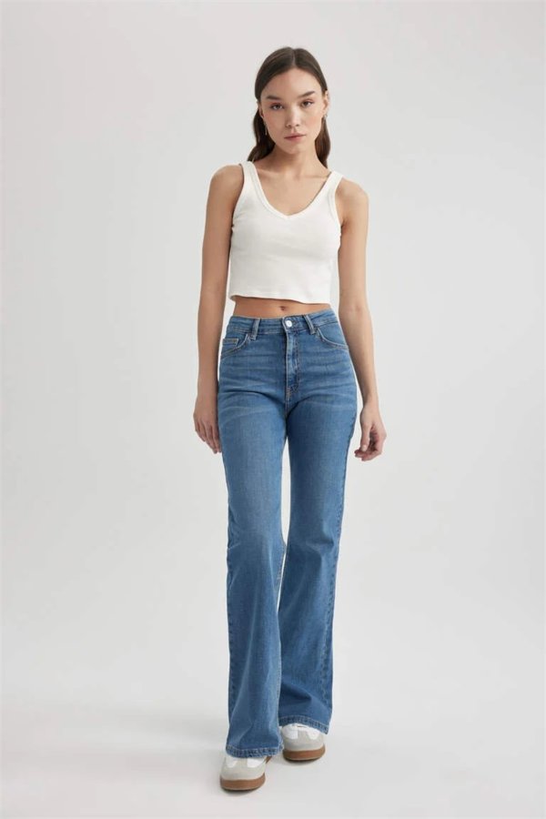 Resim Defacto Kadın Jean Pantolon F5527AX/NM28