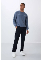 Resim Tommy Life Düz Paça Erkek Eşofman Alt T06ER-84669