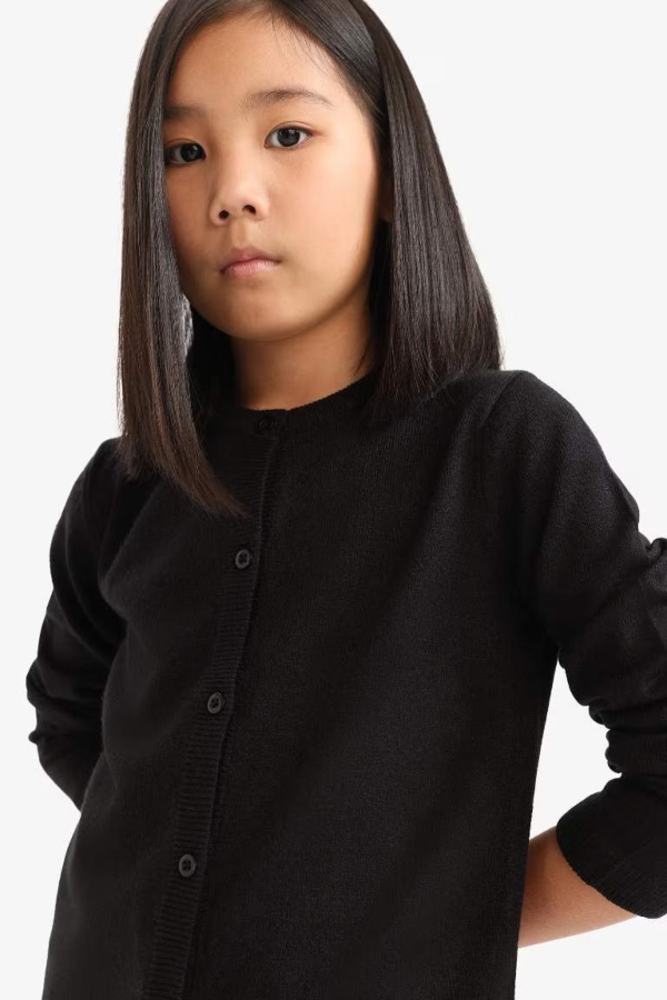 Resim Defacto Kız Çocuk  Hırka N8407A6/BK27