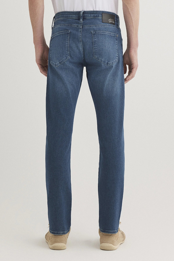 Resim Mavi Jake Erkek Jean Pantolon M0042289559