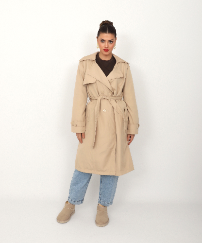 Resim Yenikoza Kadın Pardesü / Trençkot