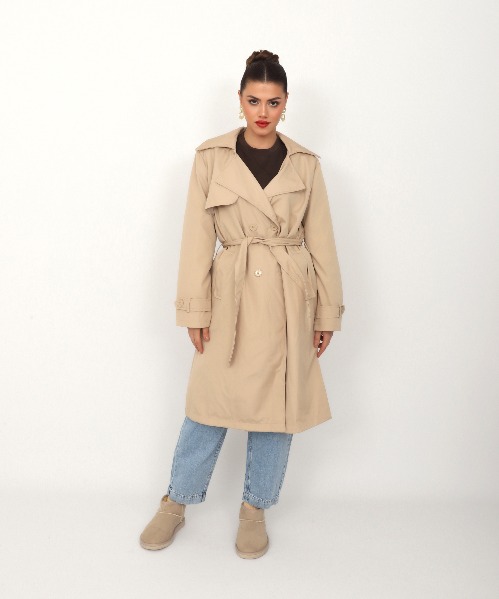 Resim Yenikoza Kadın Pardesü / Trençkot