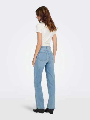 Resim Only Onljuıcy-Wauw Hw Wıde Dnm Gua150 Noos Kadın Jean Pantolon 15370601