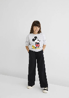 Resim Mavi Baskılı Kız Çocuk Eşofman Alt M7010019-900