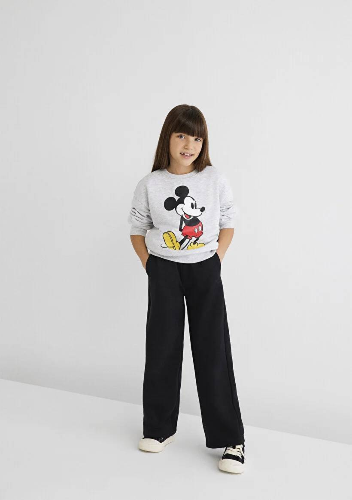 Resim Mavi Baskılı Kız Çocuk Eşofman Alt M7010019-900