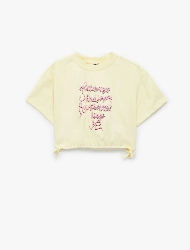 Resim Koton Kız Çocuk T-shirt 6SKG10179AK