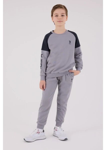 Resim U.S. Polo Assn Kids Erkek Çocuk Sweat Takım US2221-4