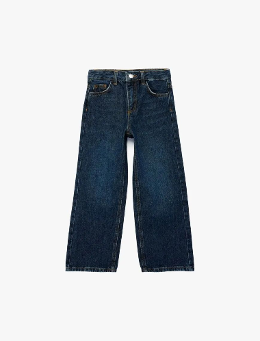 Resim Koton Kız Çocuk Jean Pantolon 6SKG40079AD