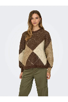 Resim Only Onlnoeme Life Ls Jq O-Neck Knt Kazak 15353226