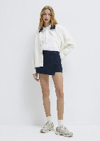 Resim Mavi Kadın Kot&Kanvas Şort M1410248-82318