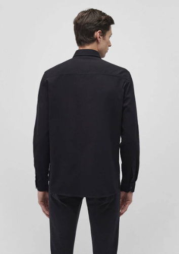 Resim Mavi Uzun Kol Erkek Gömlek M0211192-900