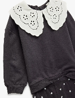 Resim Koton Kız Bebek Sweat Takım 6Wmg10047Ak