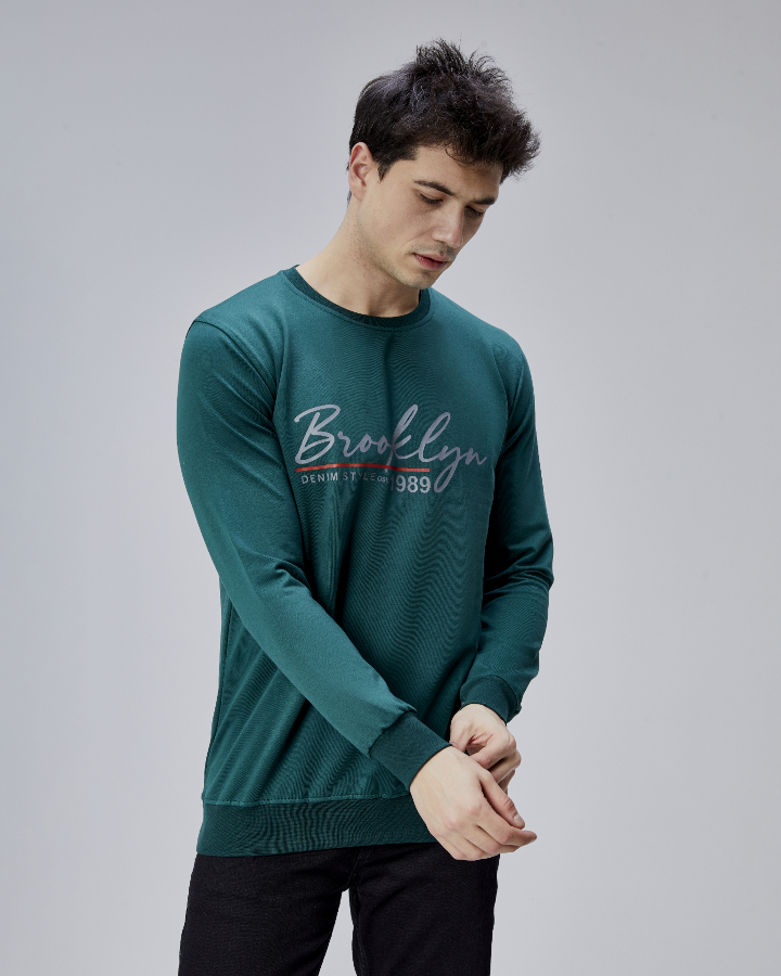 Resim Paul&More Erkek Sweat Brooklyn 0 Yaka 2 İp