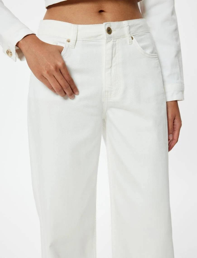 Resim Koton Kadın Jean Pantolon 4SAL40391MD