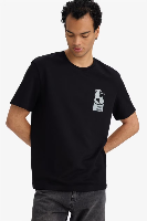 Resim Defacto Erkek T-shirt F8122AX/BK81