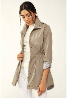 Resim Yenikoza Kadın Pardesü / Trençkot