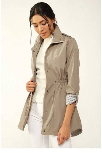 Resim Yenikoza Kadın Pardesü / Trençkot